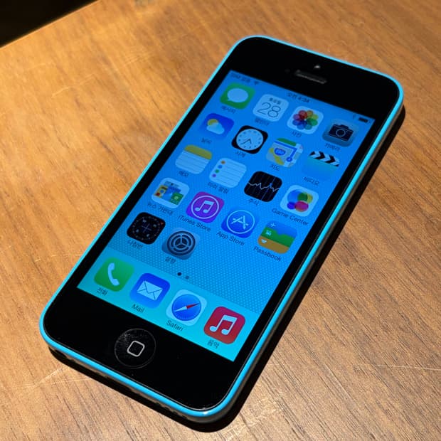 아이폰 5c 블루 16기가 #9352