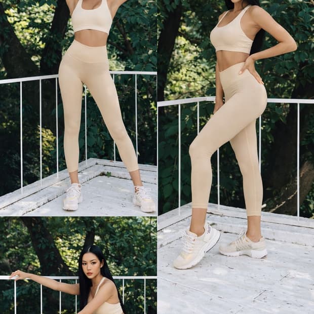 콘치웨어(CONCHWEAR) 필라테스 요가 레깅스 S 9부/7부거의새상품