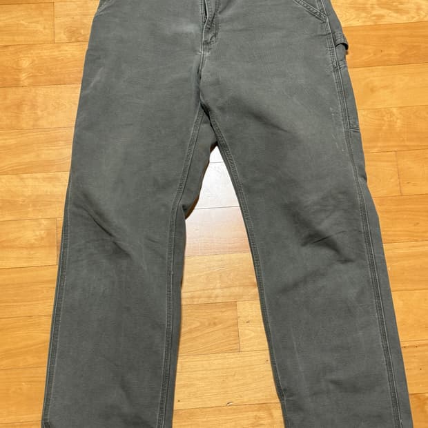 칼하트 b11 모스그린 싱글니 카펜터 34x34