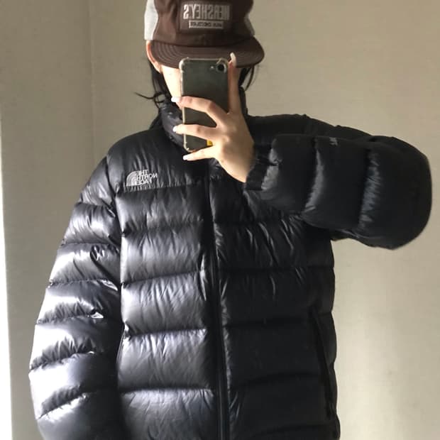 노페 블랙 패딩