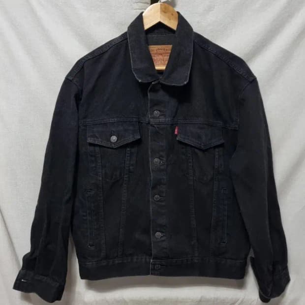 리바이스 흑 데님 자켓 청자켓 95