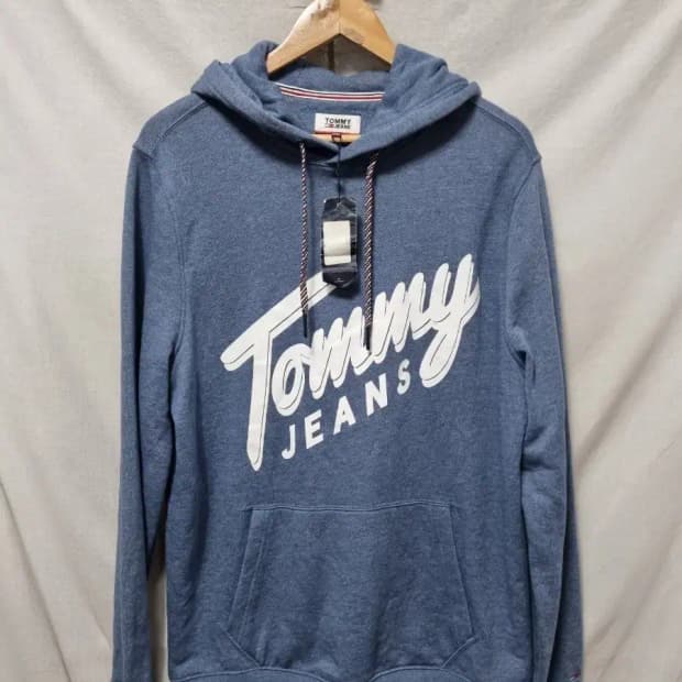 미착용) 타미힐피거 로고 후드티 XL