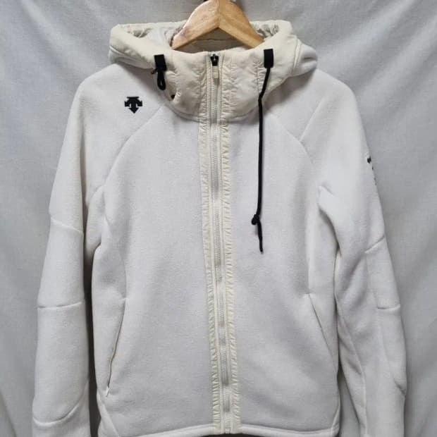 데상트 기모 후드 집업 자켓 90