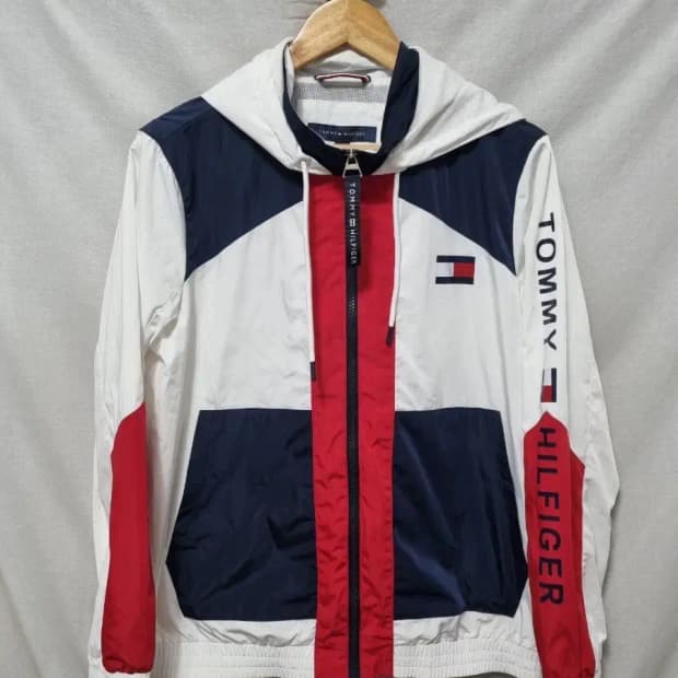 타미힐기거 바람막이 후드 자켓 M