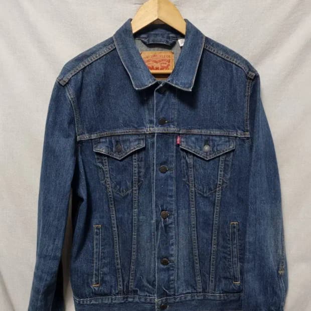 리바이스 데님 자켓 청자켓 M