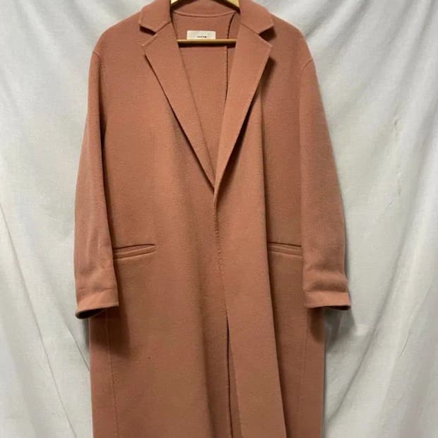 시스템 캐시미어 혼방 코트 S