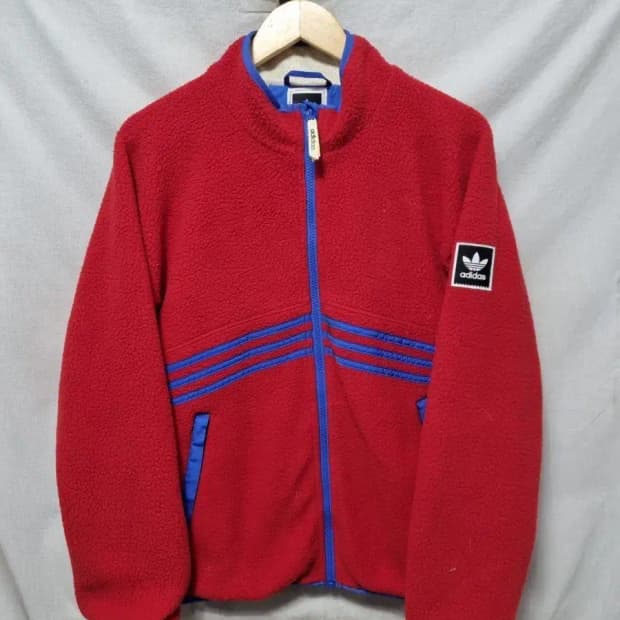 아디다스 플리스 자켓 M