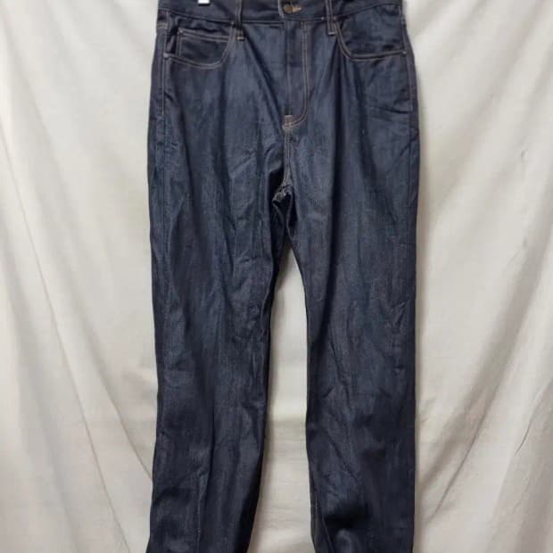 LEE 남성 데님 롤업 청바지 34