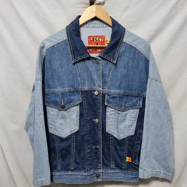 럭키슈에뜨 데님 자켓 청자켓 F