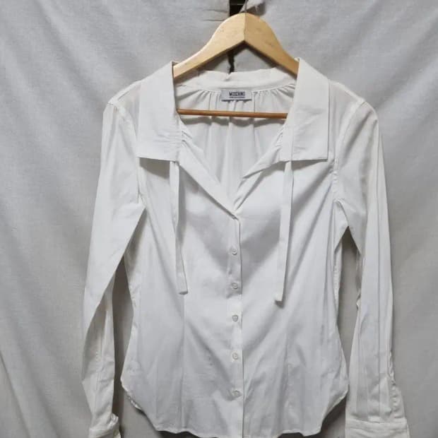 모스키노 리본 블라우스 95