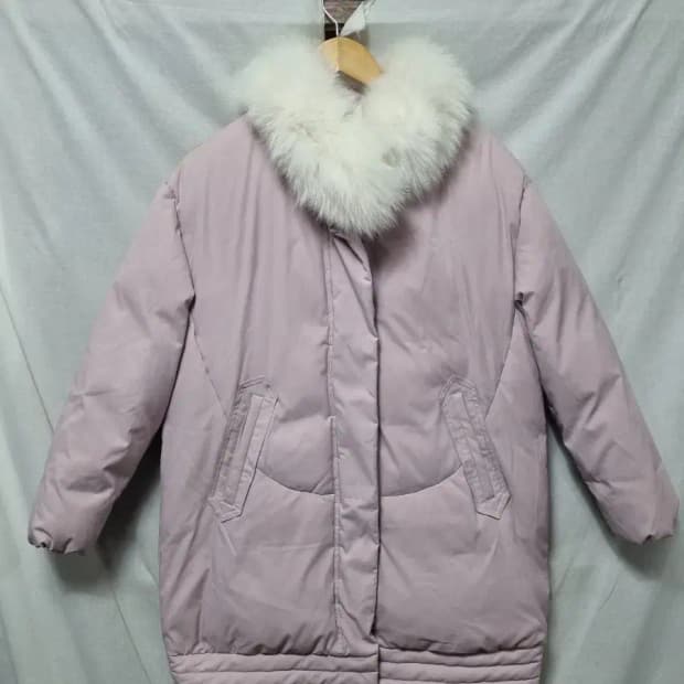 오즈세컨 퍼 카라 패딩 점퍼 95