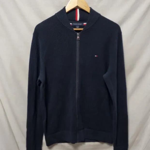 타미힐피거 니트 집업 자켓 M
