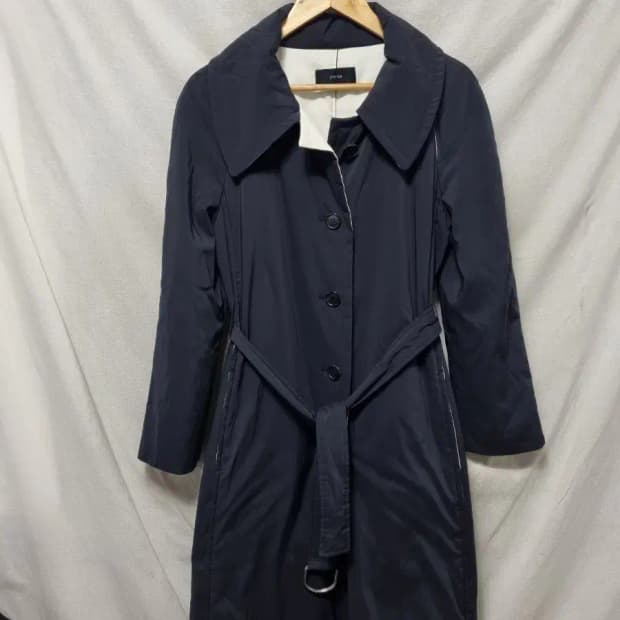 시스템 패딩 트렌치 코트 자켓 90