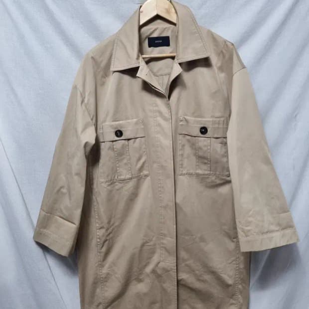 시스템 숏 트렌치 코트 90