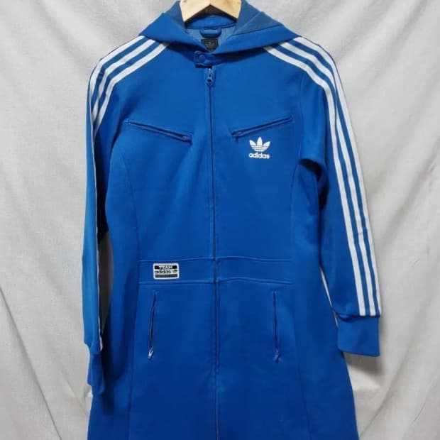 아디다스 후드 집업 원피스 자켓 90
