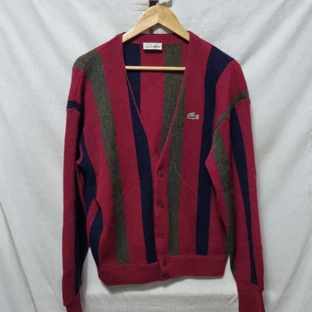 라코스테 가디건 100