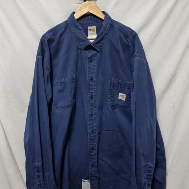 칼하트 FR 네이비 셔츠 110~115