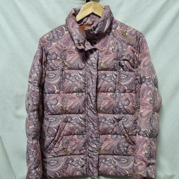 에트로 패턴 패딩 점퍼 46