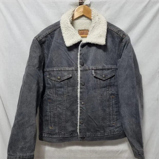 리바이스 데님 양털 자켓 L