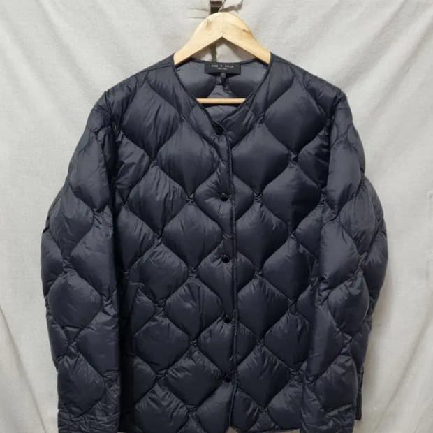 랙앤본 다이아몬드 퀼팅 다운 패딩 S