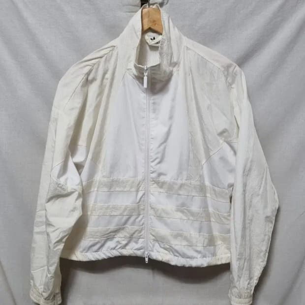 아디다스 크롭 바람막이 자켓 여성 L