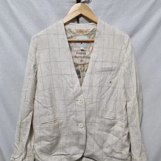 앤더슨벨 체크무늬 자켓 S