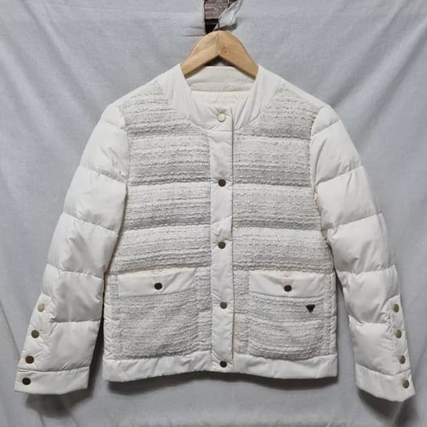 게스 트위드 숏 패딩 XS