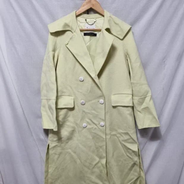 잇미샤 모 더블 코트 자켓 90