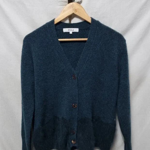 오즈세컨 그린 가디건 1