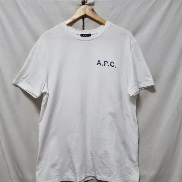 APC 로고 반팔 티셔츠 L