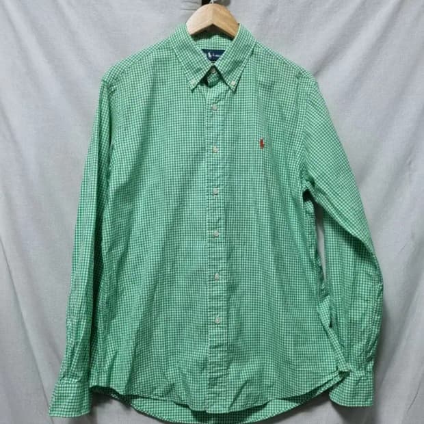 폴로 랄프로렌 체크 셔츠 남방 L