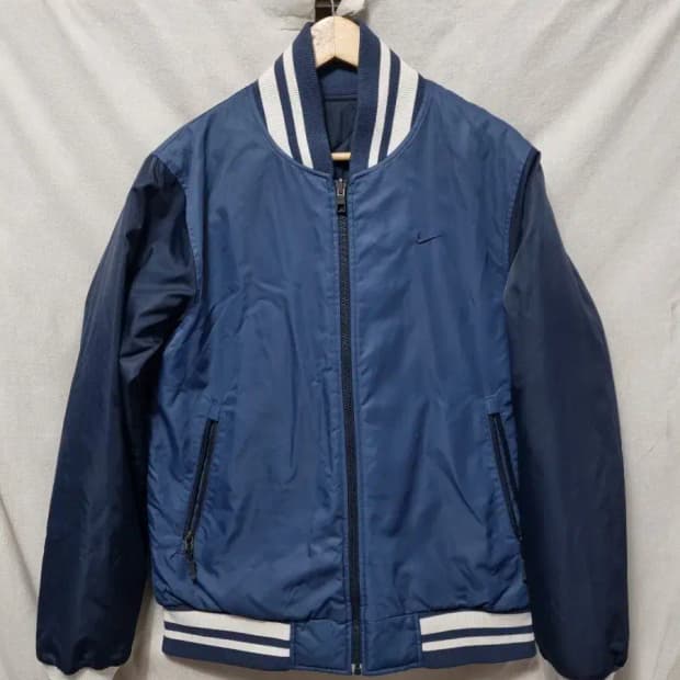 나이키 리버시블 블루종 자켓 M
