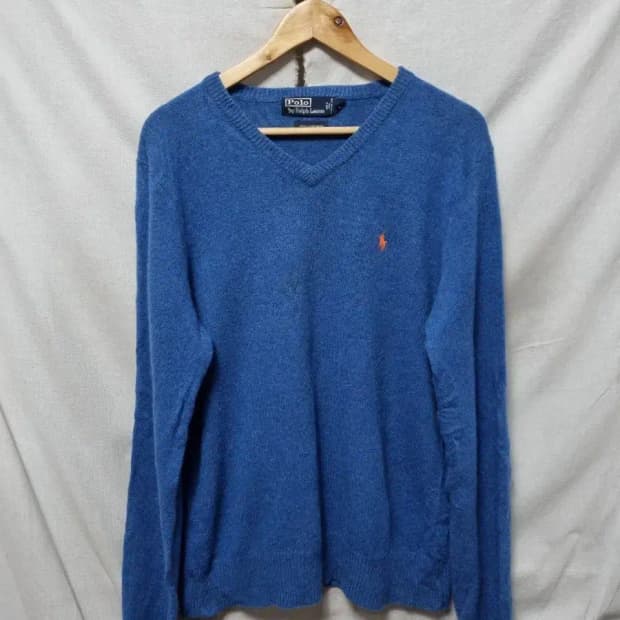 폴로 랄프로렌 브이넥 니트 XL