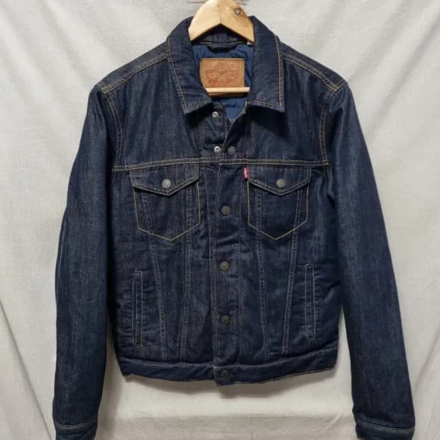 리바이스 데님 패딩 점퍼 S