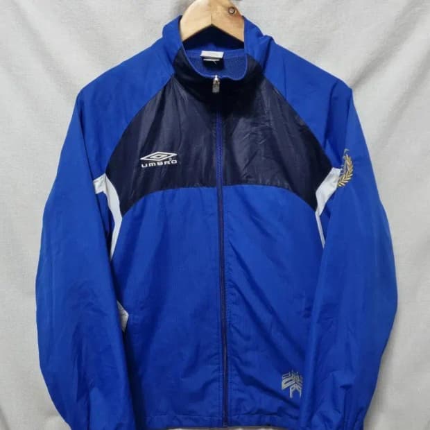 엄브로 블루 바람막이 자켓 M