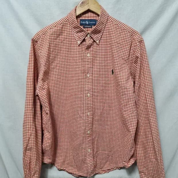 폴로 랄프로렌 체크 셔츠 L