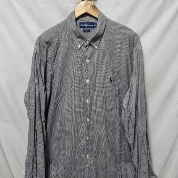 폴로 랄프로렌 체크 셔츠 XL