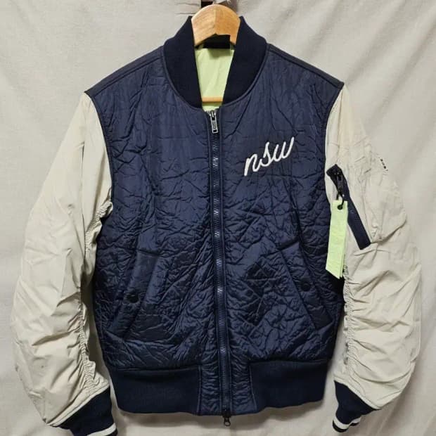 나이키 NSW 퀼팅 봄버 자켓 S