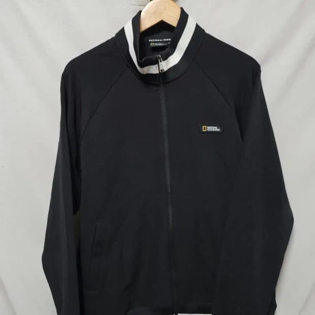 내셔널지오그래픽 블랙 집업 자켓 105