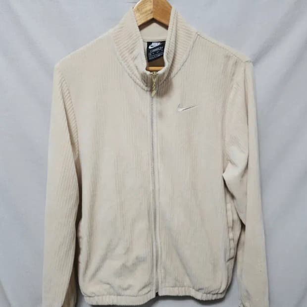 나이키 코듀로이 아이보리 집업 자켓 XS