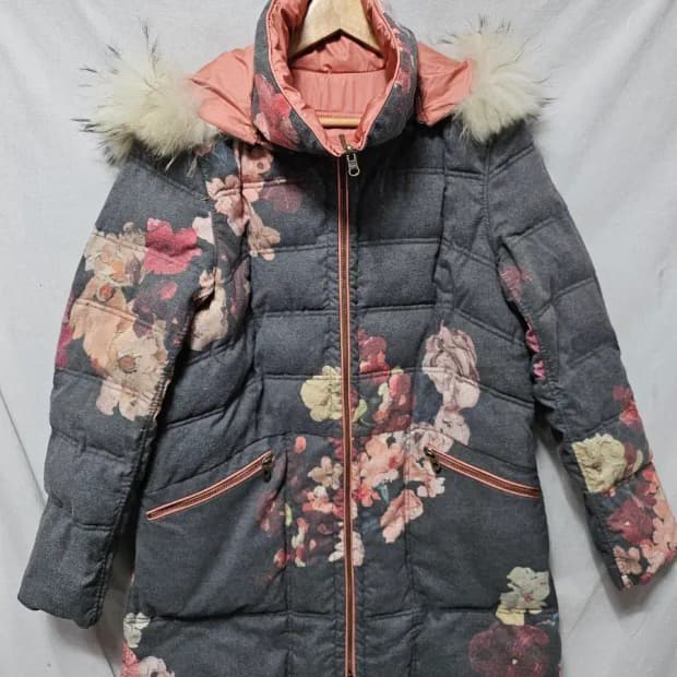 오일릴리 양면 패딩 점퍼 40