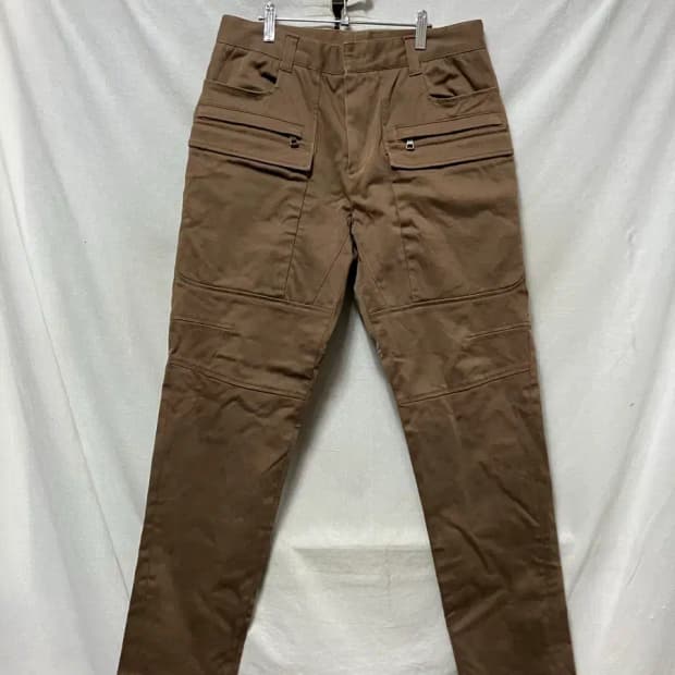 시스템 브라운 일자핏 면바지 L