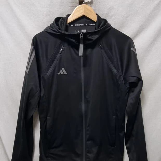 아디다스 컴뱃 스포츠 후드 집업 셋업 M