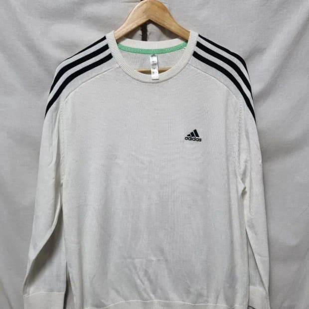 아디다스 삼선 니트 XL