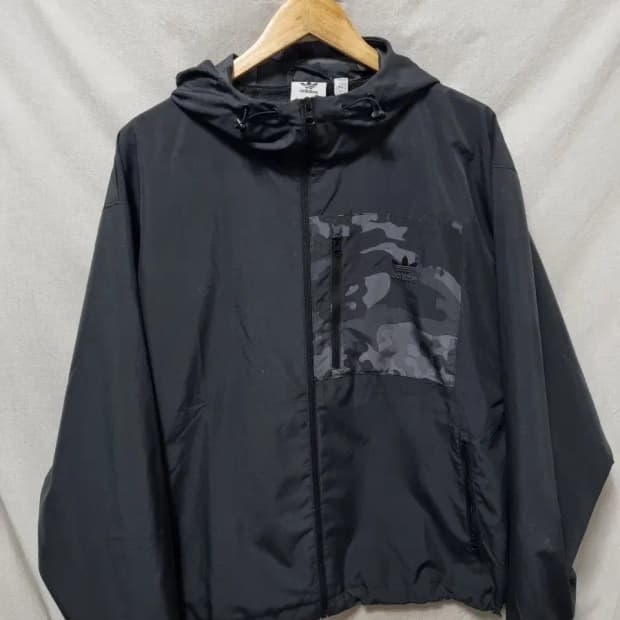 아디다스 카모 바람막이 100