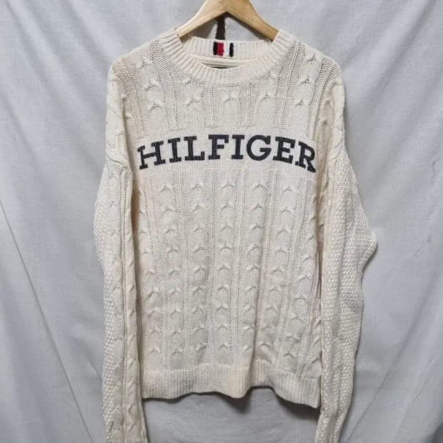 타미힐피거 케이블 니트 105~