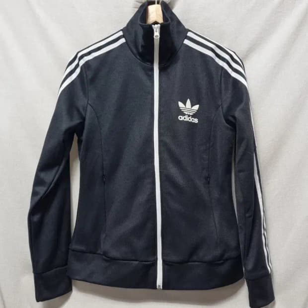 아디다스 블랙 삼선 오리지널 트랙탑 100