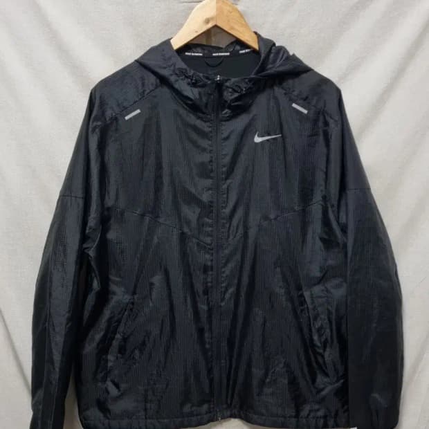 나이키 블랙 러닝 바람막이 2XL