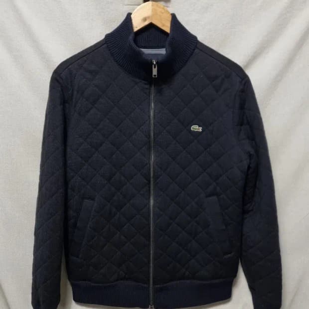 라코스테 퀼팅 자켓 블랙 95