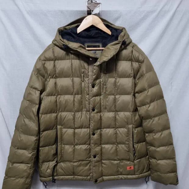 뉴발란스 후드 다운 패딩 점퍼 XL